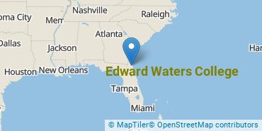 Location of Edward Waters College