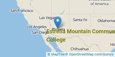 Location of Estrella Mountain Community College
