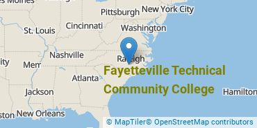 Location of Fayetteville Technical Community College