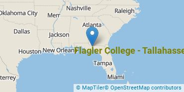 Location of Flagler College - Tallahassee