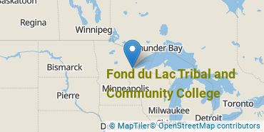 Location of Fond du Lac Tribal and Community College