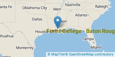 Location of Fortis College-Baton Rouge