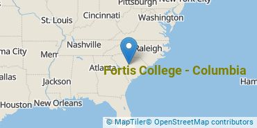 Location of Fortis College-Columbia