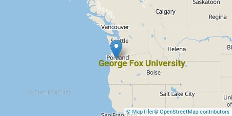 Campus Map of George Fox University
