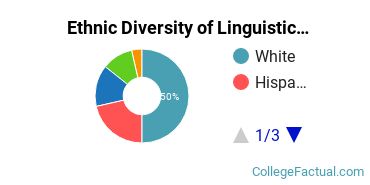Ethnic Diversity of Linguistics & Comparative Literature Majors at Georgetown University
