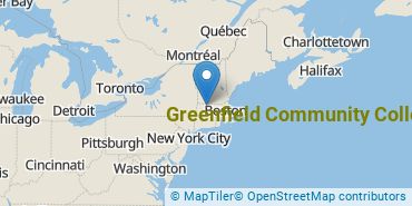 Location of Greenfield Community College