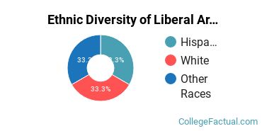 Ethnic Diversity of Liberal Arts General Studies Majors at Hope International University