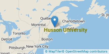 Husson University Overview   Map Xs 