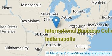 Location of International Business College - Indianapolis