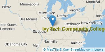 Location of Ivy Tech Community College