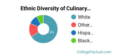 Ethnic Diversity of Culinary Arts Majors at Johnson & Wales University - Denver