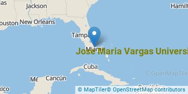 Location of Jose Maria Vargas University