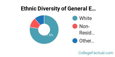Ethnic Diversity of General English Literature Majors at Marshall University