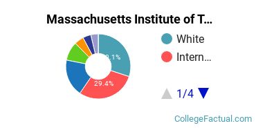 MIT Undergraduate Racial-Ethnic Diversity Pie Chart