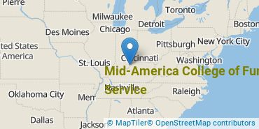 Location of Mid-America College of Funeral Service