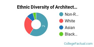 Ethnic Diversity of Architecture & Related Services Majors at New York Institute of Technology