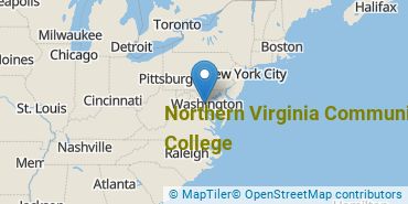 Location of Northern Virginia Community College