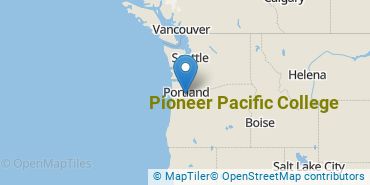 Location of Pioneer Pacific College