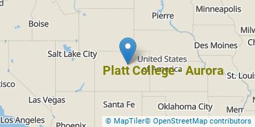 Location of Platt College - Aurora