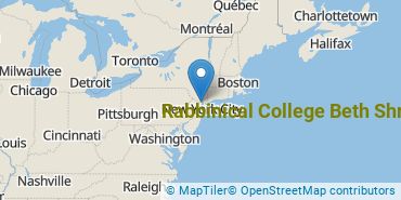 Location of Rabbinical College Beth Shraga