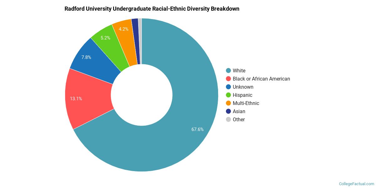 Radford University Diversity Racial Demographics & Other Stats