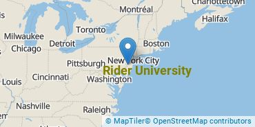 closest airport to rider university