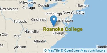 Roanoke College Overview   Map Xs 