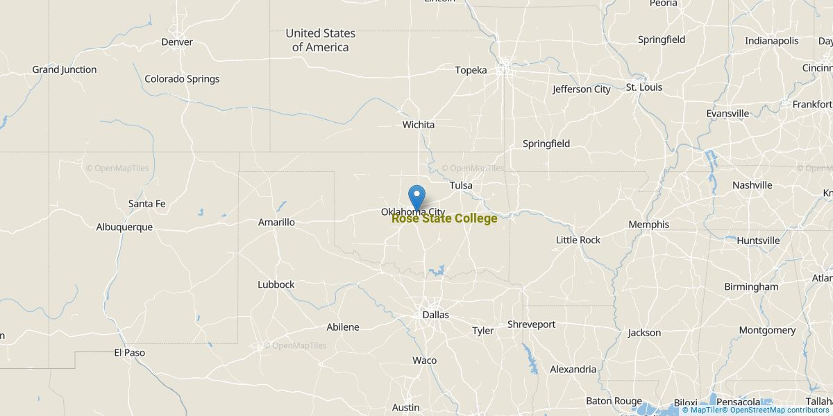 Rose State College Map Rose State College Overview - College Factual