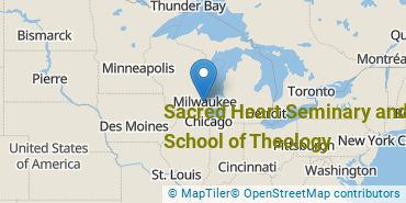 Location of Sacred Heart Seminary and School of Theology