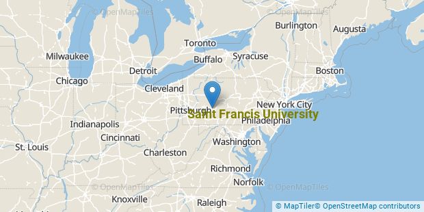 SAINT FRANCIS UNIVERSITY visual data 8