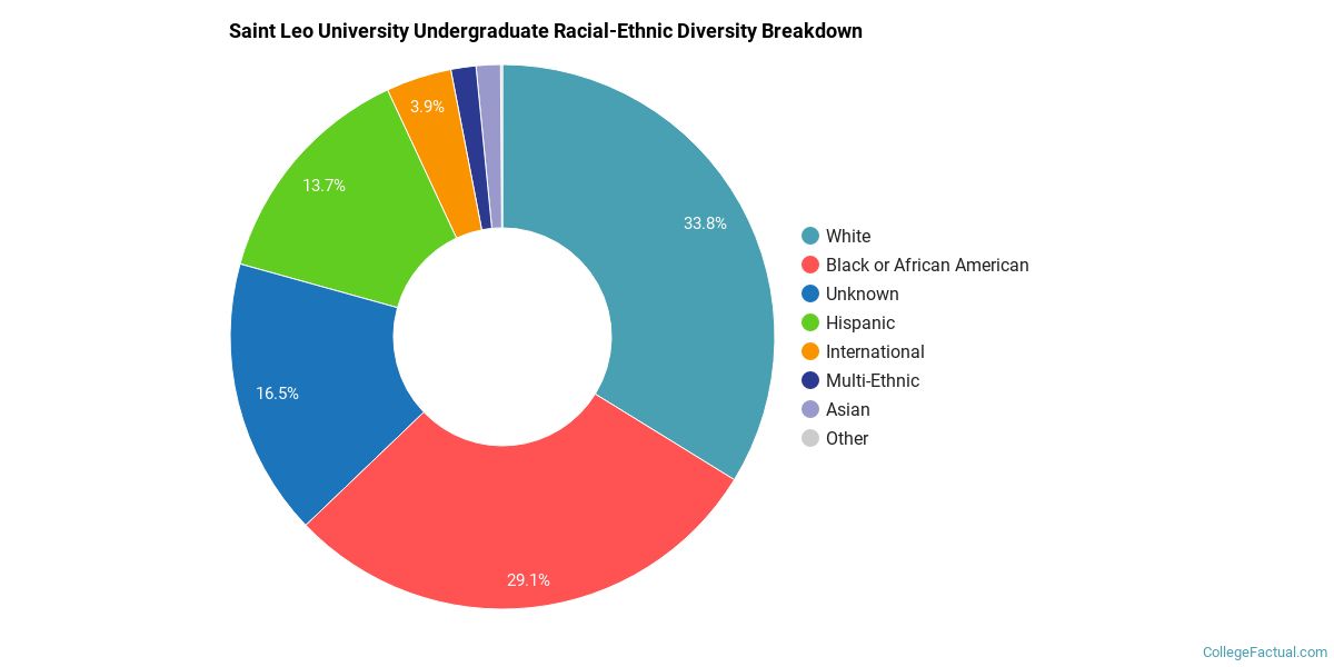 Saint Leo University Diversity Racial Demographics & Other Stats