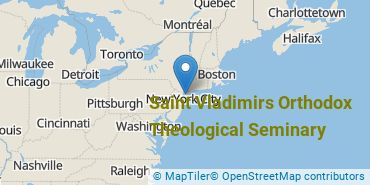 Location of Saint Vladimirs Orthodox Theological Seminary