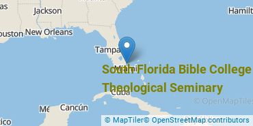 Location of South Florida Bible College and Theological Seminary
