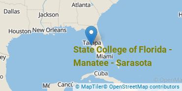 Location of State College of Florida - Manatee - Sarasota