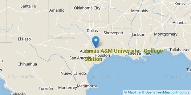 Where Is Texas A amp M University - Map Md