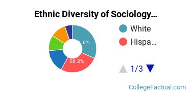 Ethnic Diversity of Sociology Majors at University of California - Los Angeles
