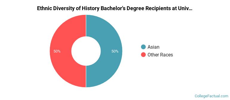 Ethnic diversity of History majors at University of Guam