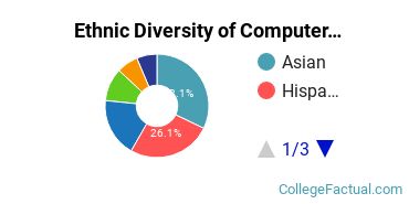 Ethnic Diversity of Computer & Information Sciences Majors at University of Houston