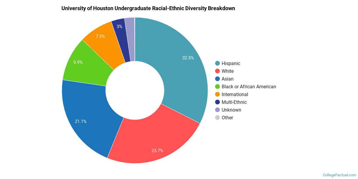 University of Houston Diversity Racial Demographics & Other Stats