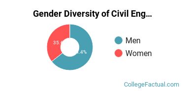 UIUC Gender Breakdown of Civil Engineering Bachelor's Degree Grads