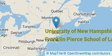 Location of University of New Hampshire School of Law