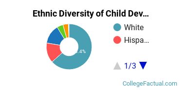 Ethnic Diversity of Child Development & Psychology Majors at University of North Florida