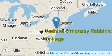Location of Yeshiva D'monsey Rabbinical College
