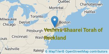 Location of Yeshiva Shaarei Torah of Rockland